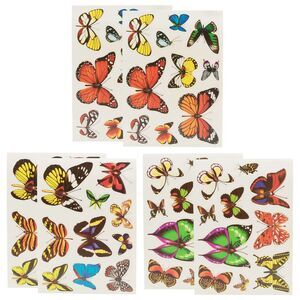Butterfly Window Stickers 60 Peel and Stick Decals in Multiple Designs